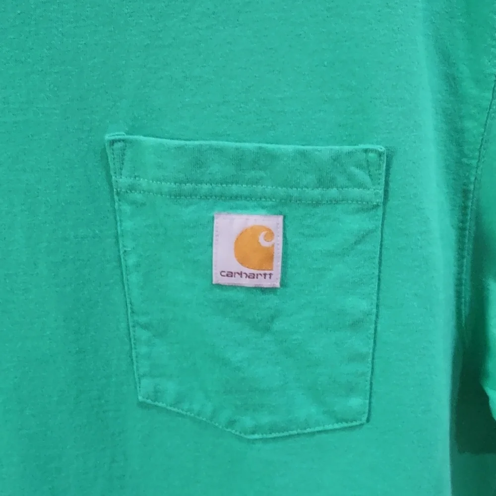 Carhartt Vibrant Green Tee with Pocket - Picture 5 of 15
